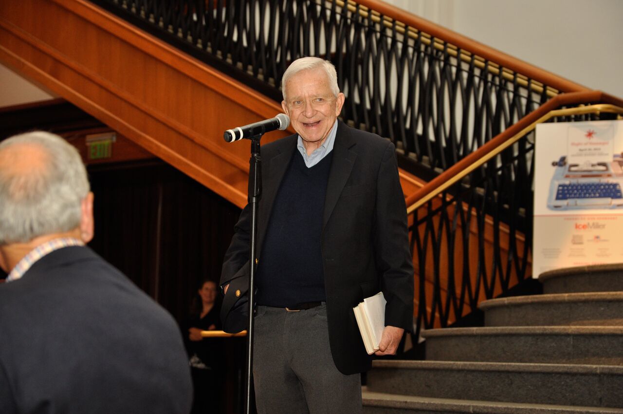Dan Wakefield at last year's Night of Vonnegut